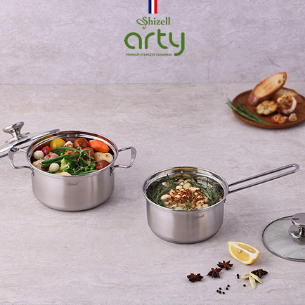 쉬젤 아티 내열용기 정사각5종세트 (정사각320ml*3ea+520ml*2ea)